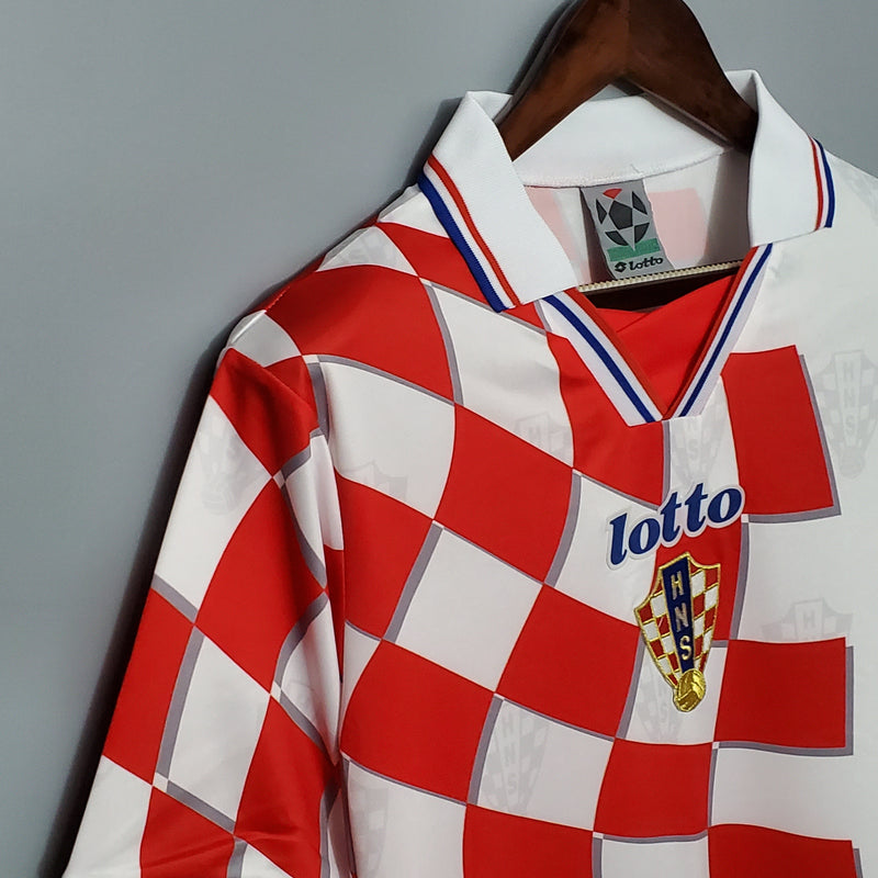 CROATIA MEN'S JERSEY II 1998 (RETRO)