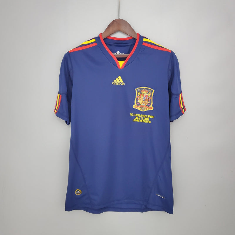 SPAIN MEN'S JERSEY MUNDIAL II 2010 (RETRO)