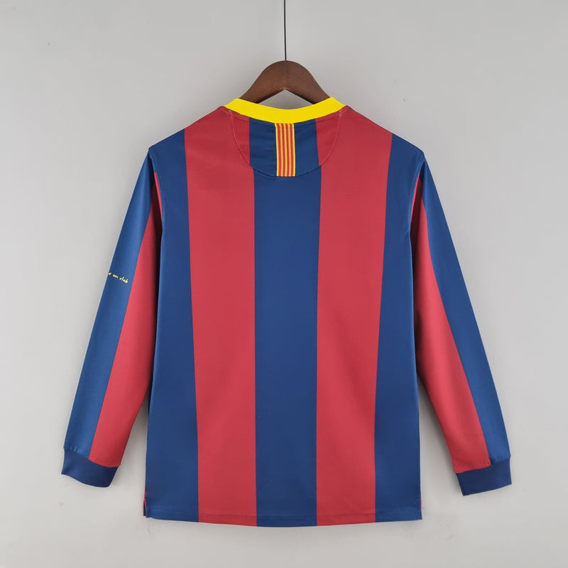 BARCELONA MEN'S JERSEY I 10/11 (RETRO) LONG SLEEVE