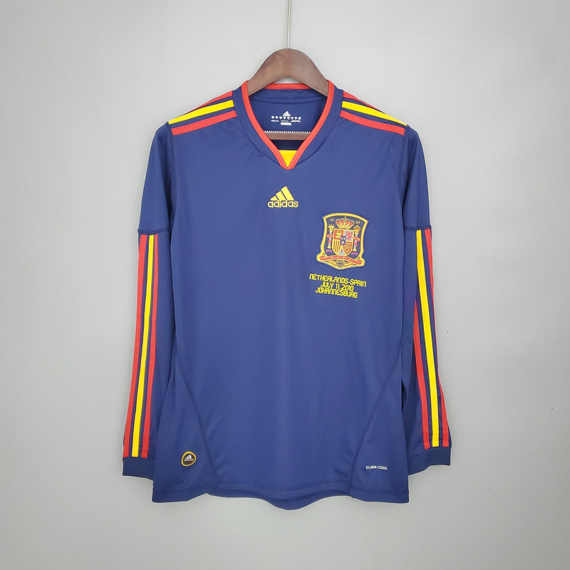 SPAIN MEN'S JERSEY MUNDIAL I 2010 (RETRO) LONG SLEEVE