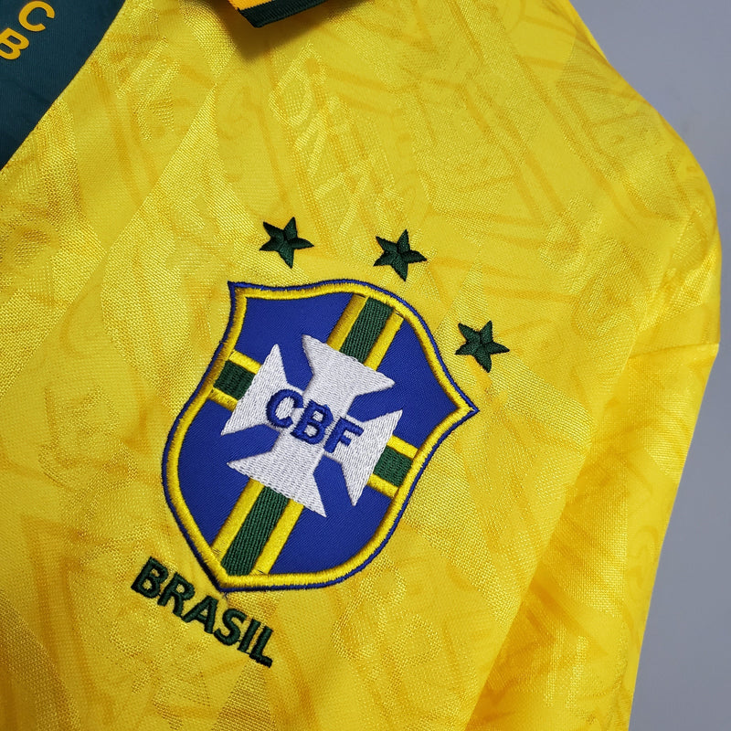 BRAZIL MEN'S JERSEY I 91/93 (RETRO)