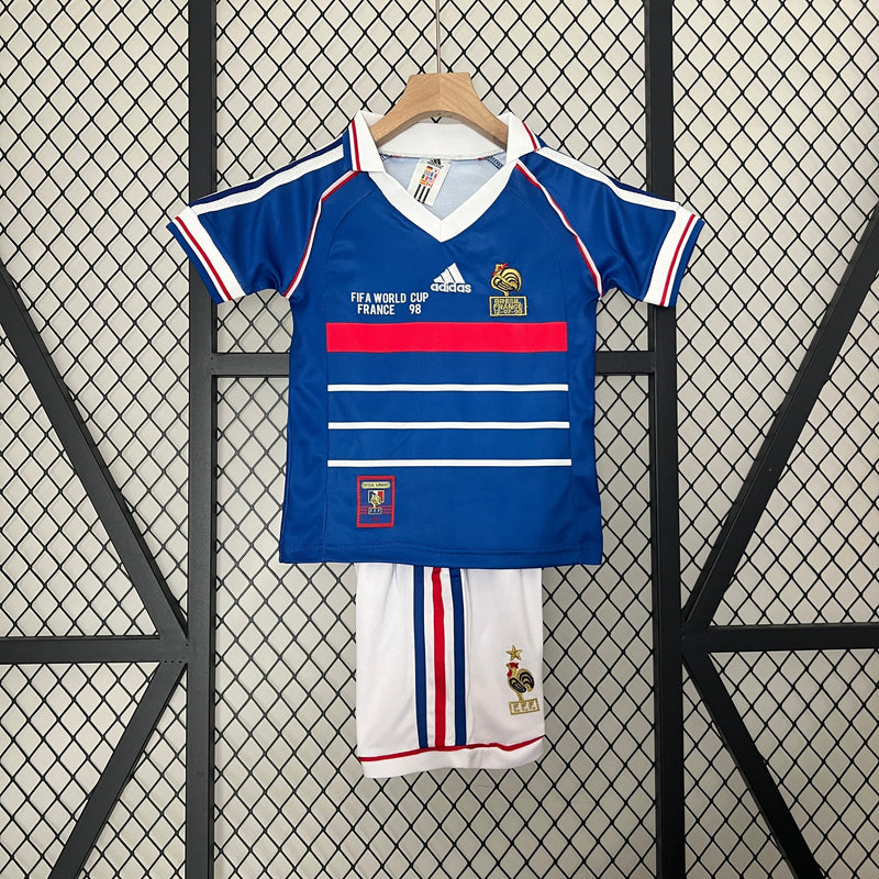 FRANCE KIDS JERSEY SET SPECIAL FINAL MUNDIAL I 98 (RETRO)