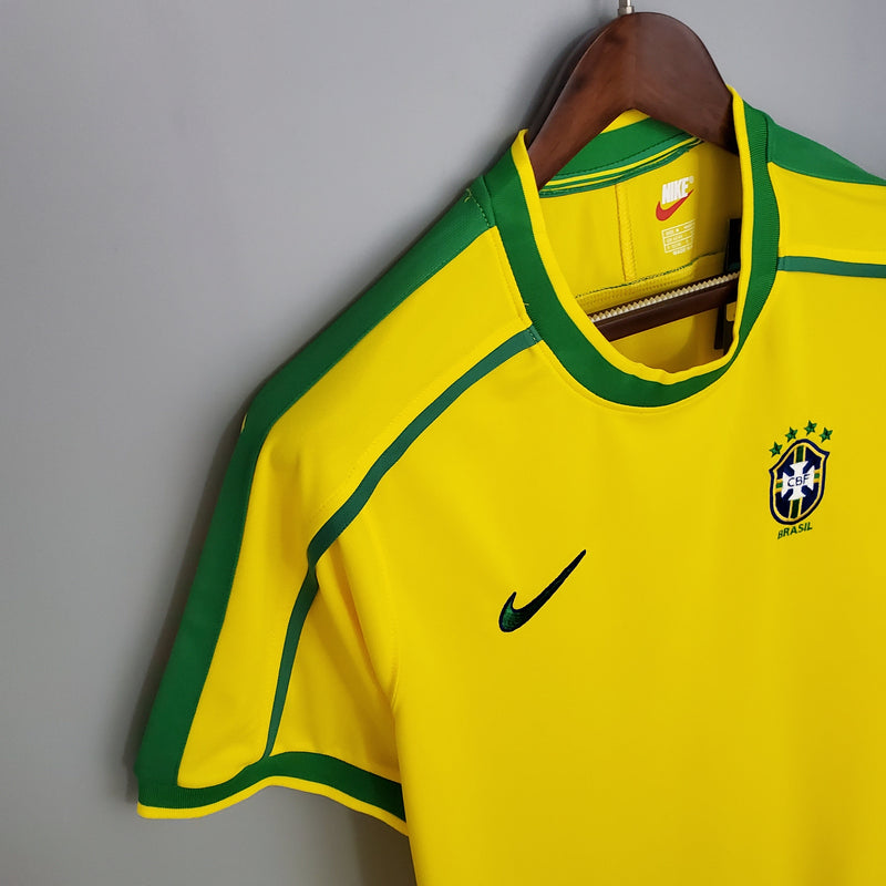 BRAZIL MEN'S JERSEY I 98 (RETRO)