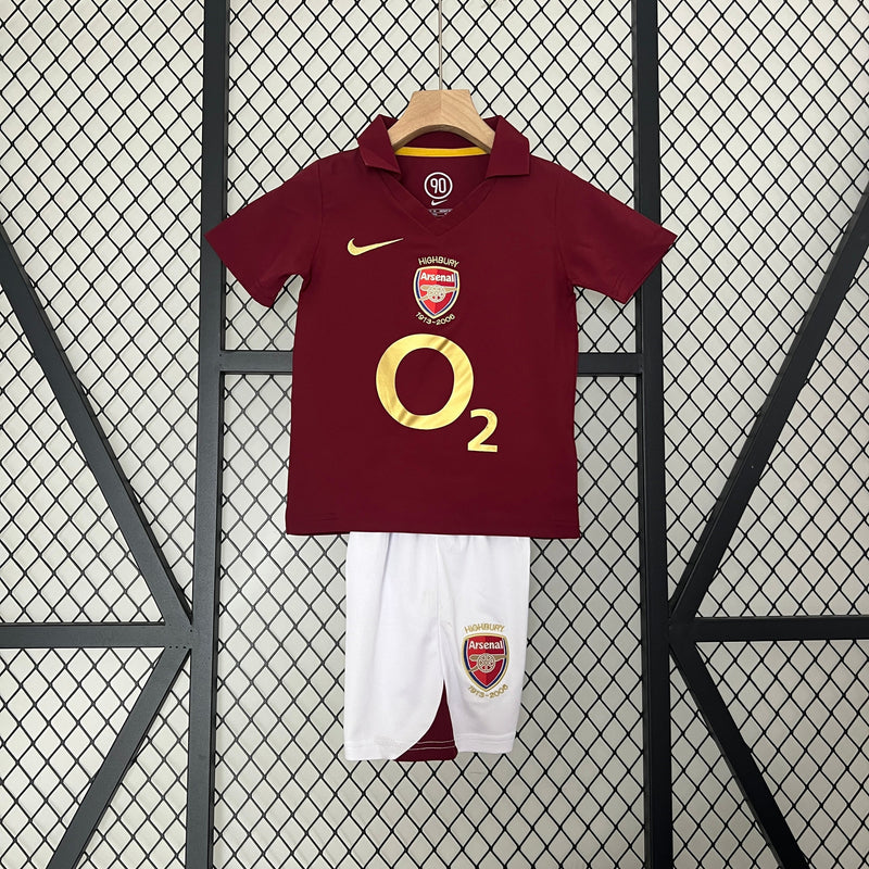 ARSENAL KIDS JERSEY SET II 05/06 (RETRO)