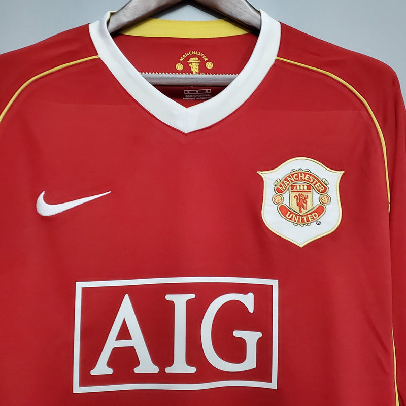 MANCHESTER UNITED MEN'S JERSEY I 06/07 (RETRO) LONG SLEEVE