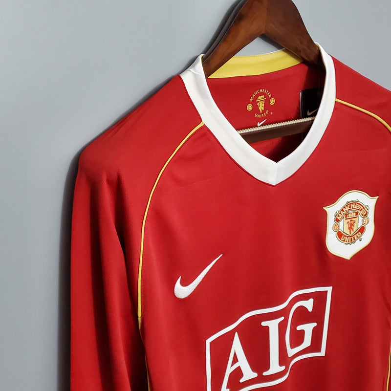 MANCHESTER UNITED MEN'S JERSEY I 06/07 (RETRO) LONG SLEEVE