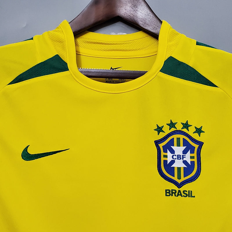 BRAZIL MEN'S JERSEY I 2002 (RETRO)