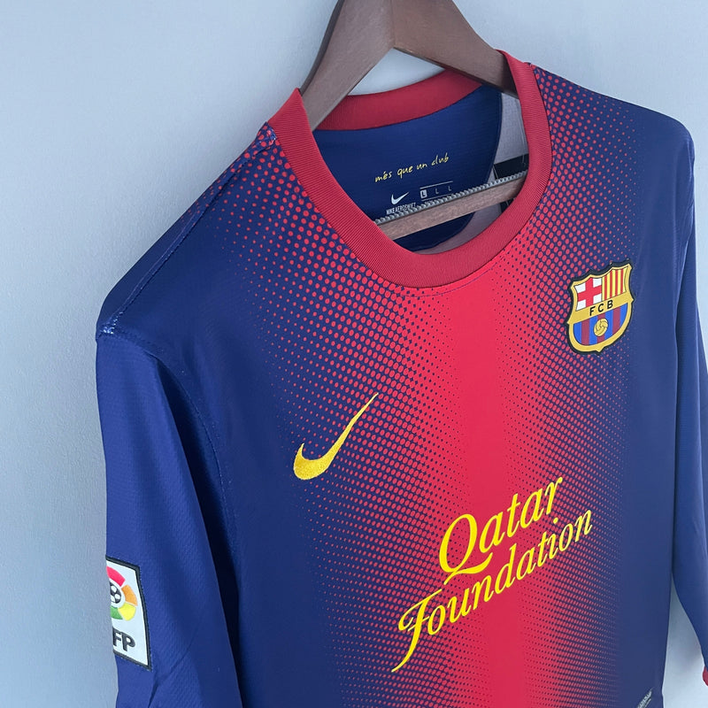 BARCELONA MEN'S JERSEY I 12/13 (RETRO) LONG SLEEVE