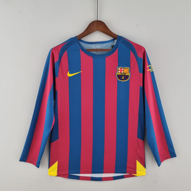 BARCELONA MEN'S JERSEY I 05/06 (RETRO) LONG SLEEVE