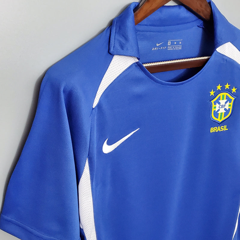 BRAZIL MEN'S JERSEY II 2002 (RETRO)