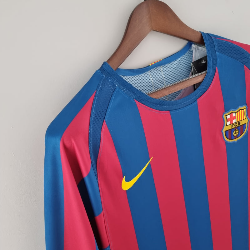 BARCELONA MEN'S JERSEY I 05/06 (RETRO) LONG SLEEVE