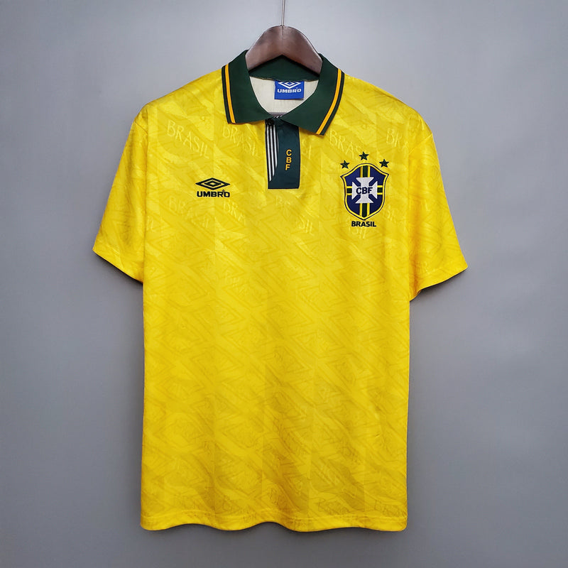 BRAZIL MEN'S JERSEY I 91/93 (RETRO)