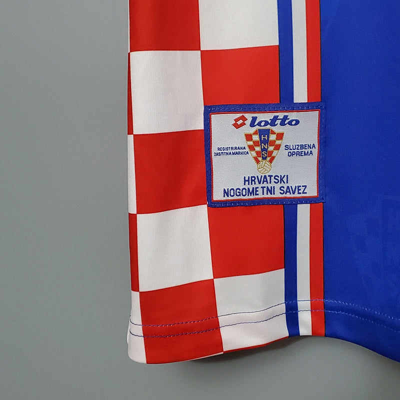 CROATIA MEN'S JERSEY I 1998 (RETRO)