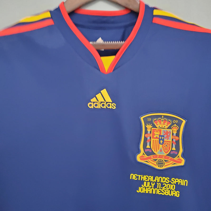 SPAIN MEN'S JERSEY MUNDIAL II 2010 (RETRO)