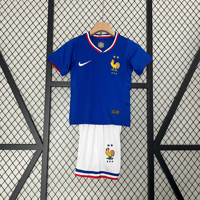 FRANCE KIDS JERSEY SET EURO I 2024