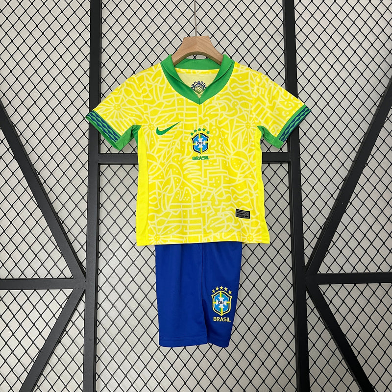 BRAZIL KIDS JERSEY SET COPA AMÉRICA I 2024