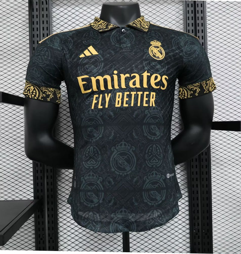 REAL MADRID MEN'S JERSEY LIMITED EDITION BLACK 24/25 (PLAYER VERSION)