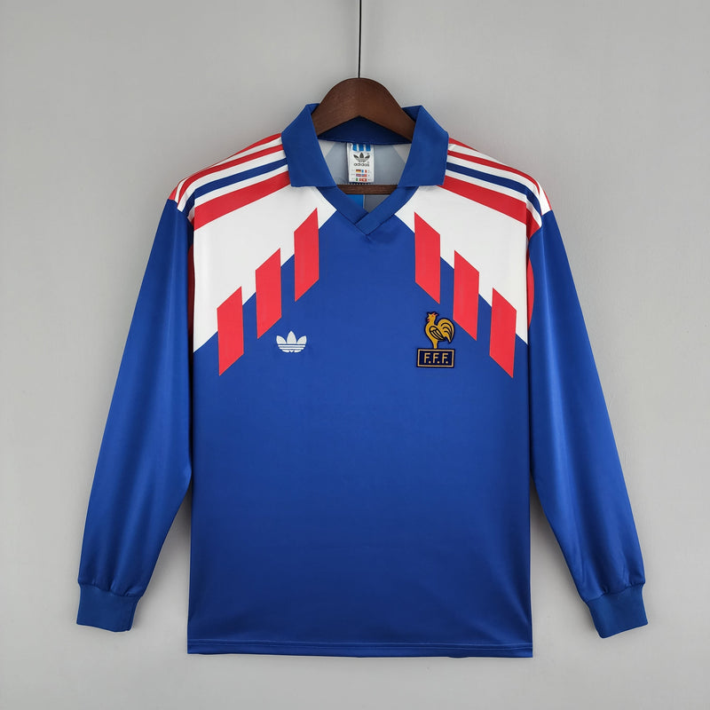 FRANCE MEN'S JERSEY I 88/89 (RETRO) LONG SLEEVE