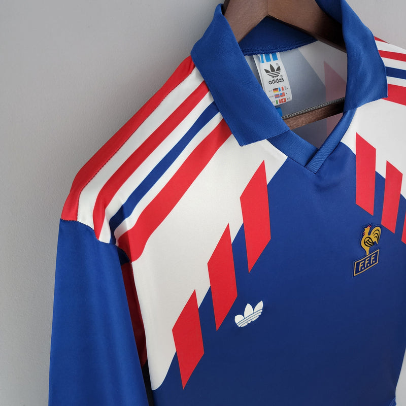 FRANCE MEN'S JERSEY I 88/89 (RETRO) LONG SLEEVE