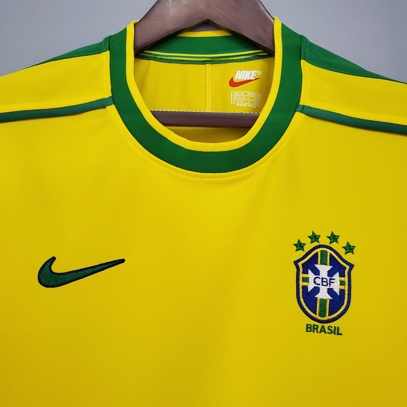 BRAZIL MEN'S JERSEY I 98 (RETRO)