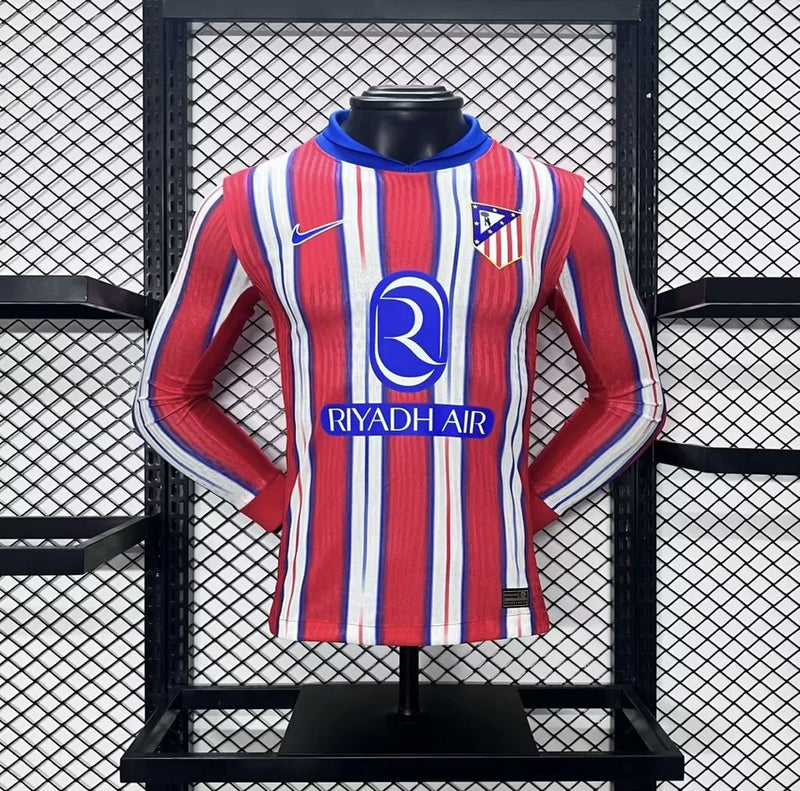 ATLÉTICO DE MADRID MEN'S JERSEY I 24/25 (PLAYER VERSION) LONG SLEEVE