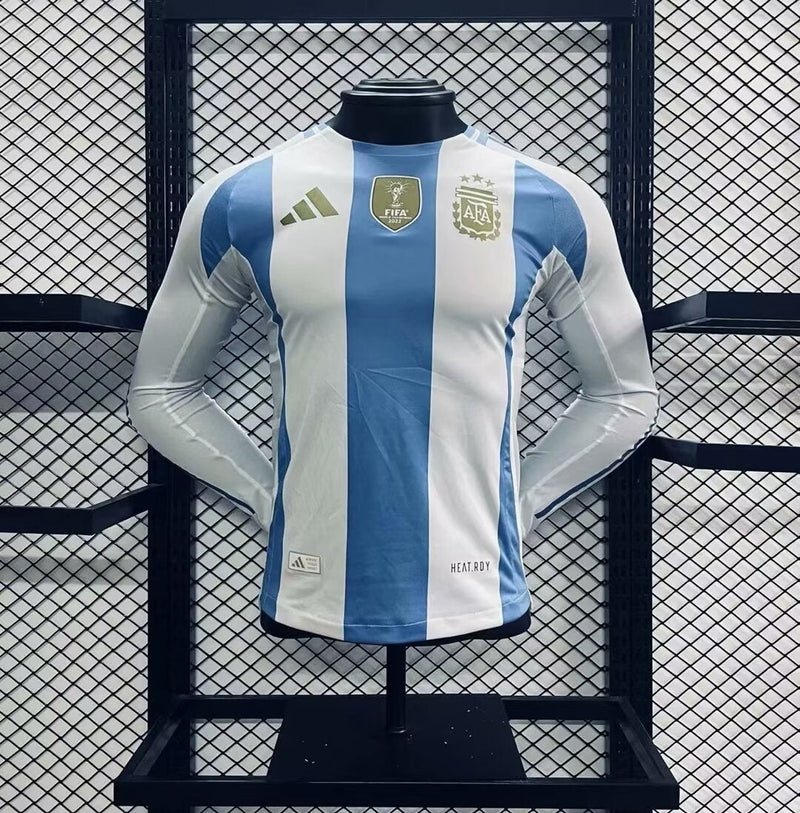 ARGENTINA MEN'S JERSEY COPA AMÉRICA I 2024 (PLAYER VERSION) LONG SLEEVE