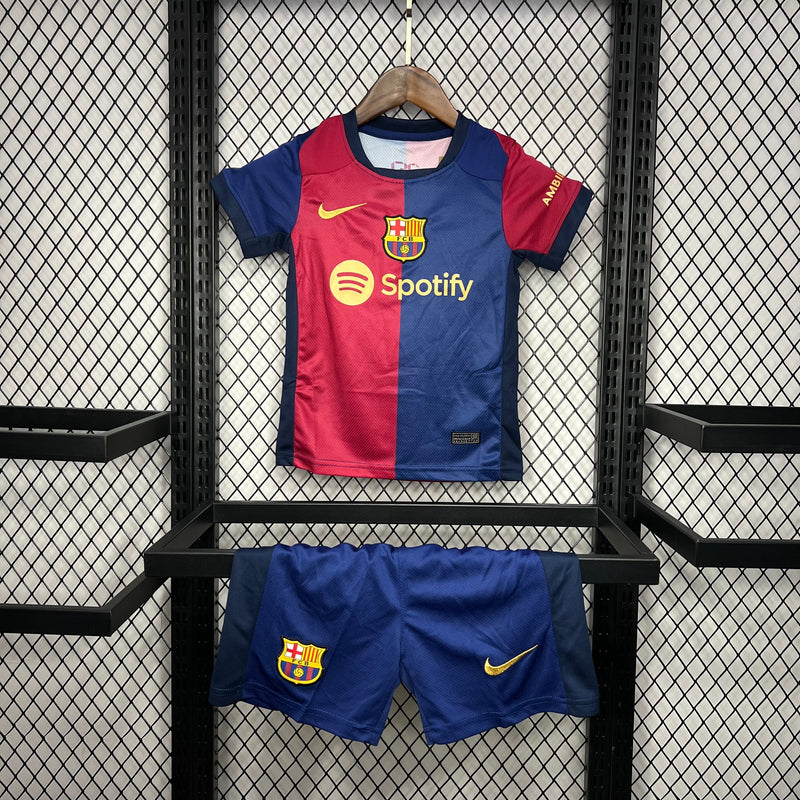 BARCELONA KIDS JERSEY SET I 24/25