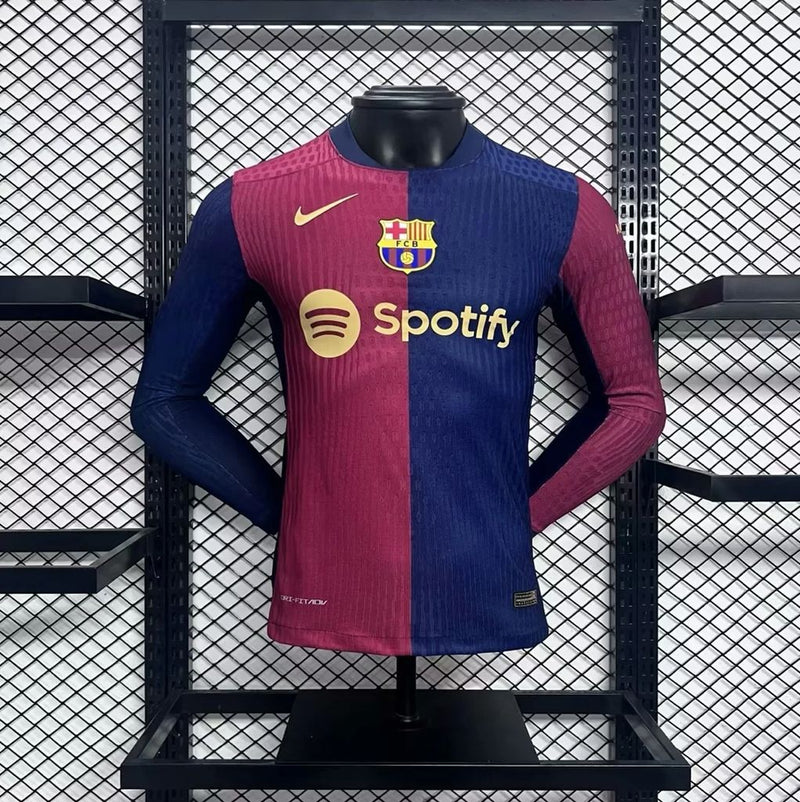 BARCELONA MEN'S JERSEY I 24/25 (PLAYER VERSION) LONG SLEEVE