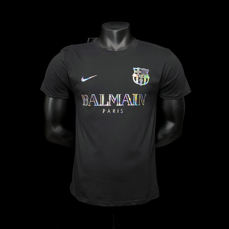 BARCELONA MEN'S JERSEY LIMITED EDITION BALMAIN PARIS BLACK 24/25 (PLAYER VERSION)