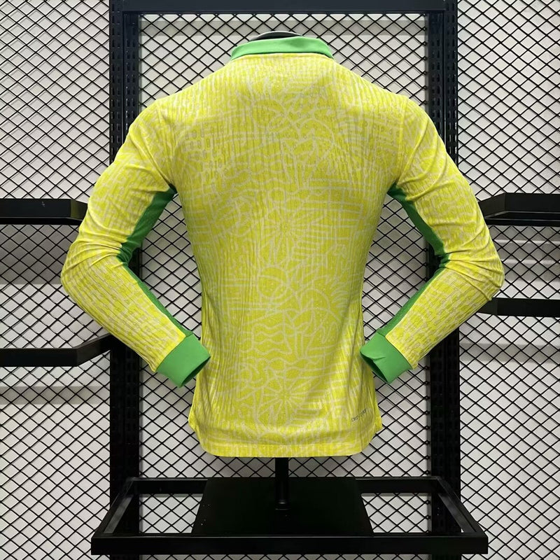 BRAZIL MEN'S JERSEY COPA AMÉRICA I 2024 (PLAYER VERSION) LONG SLEEVE