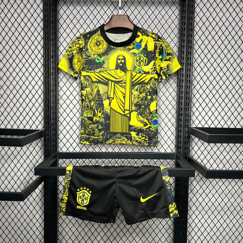 BRAZIL KIDS JERSEY SET SPECIAL EDITION II 2024