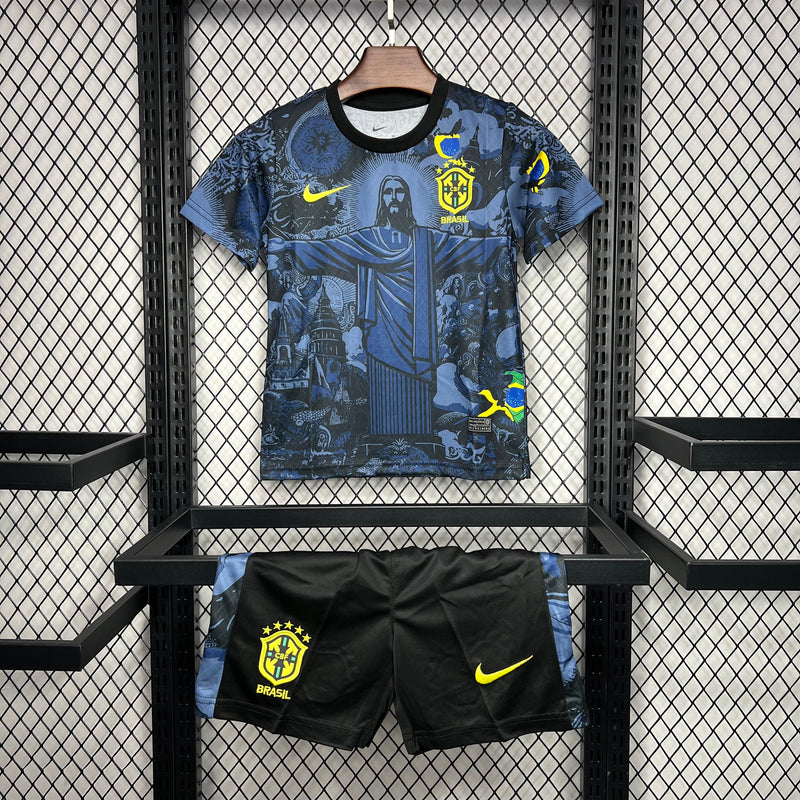 BRAZIL KIDS JERSEY SET SPECIAL EDITION I 2024