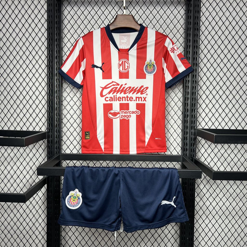 CHIVAS GUADALAJARA KIDS JERSEY SET I 24/25