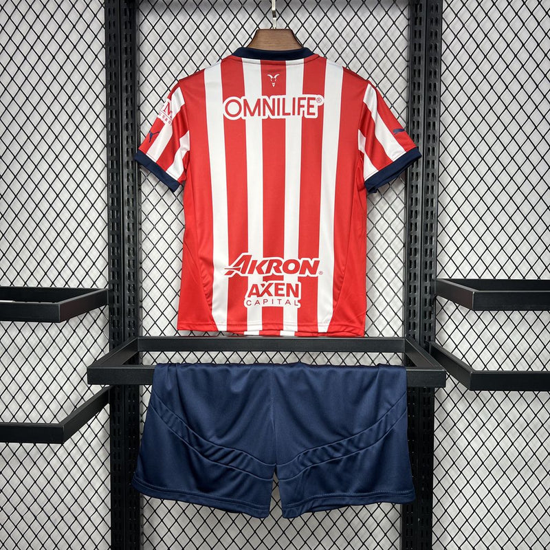 CHIVAS GUADALAJARA KIDS JERSEY SET I 24/25