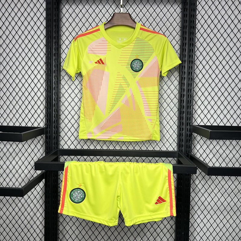 CELTIC KIDS JERSEY SET GOALKEEPER I 24/25