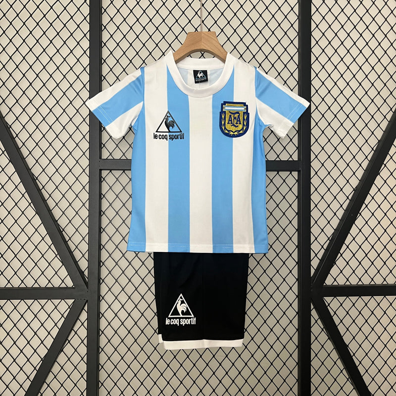 ARGENTINA KIDS JERSEY SET I 1986 (RETRO)