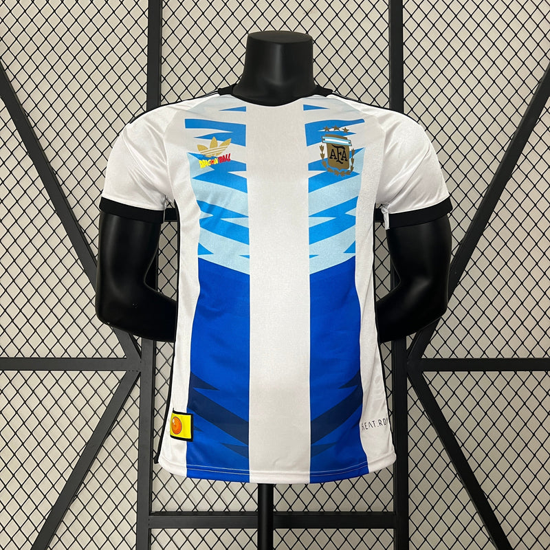 ARGENTINA MEN'S JERSEY SPECIAL EDITION RETRO + DRAGON BALL 2024 (PLAYER VERSION)