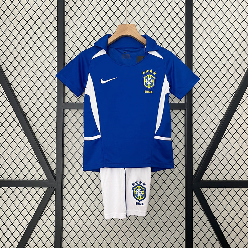 BRAZIL KIDS JERSEY SET II 2002 (RETRO)