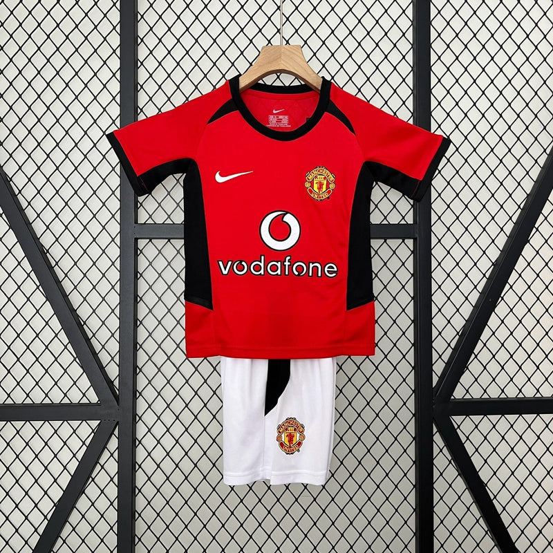 MANCHESTER UNITED KIDS JERSEY SET I 02/04 (RETRO)