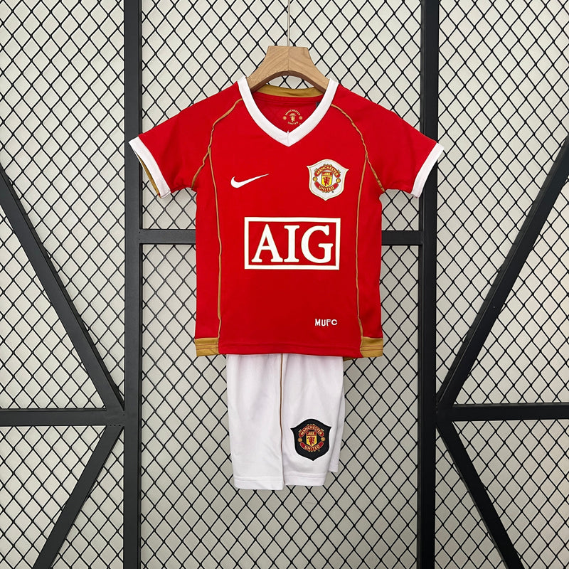 MANCHESTER UNITED KIDS JERSEY SET I 06/07 (RETRO)