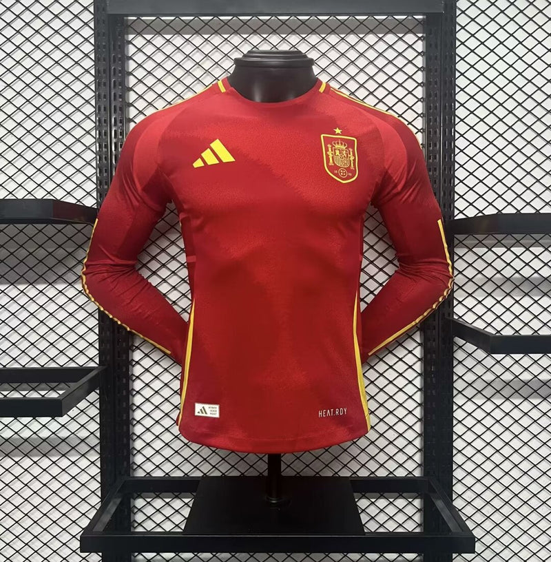 SPAIN MEN'S JERSEY EURO I 2024 (PLAYER VERSION) LONG SLEEVE