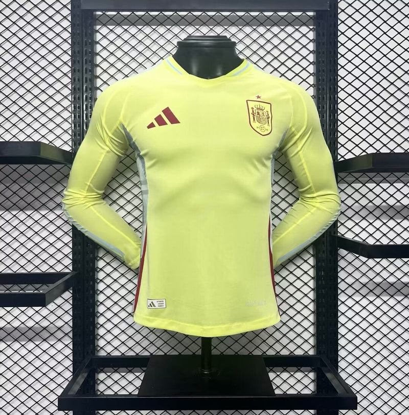 SPAIN MEN'S JERSEY EURO II 2024 (PLAYER VERSION) LONG SLEEVE