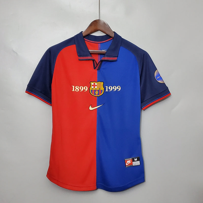 BARCELONA MEN'S JERSEY SPECIAL EDITION 100th YEAR (RETRO)