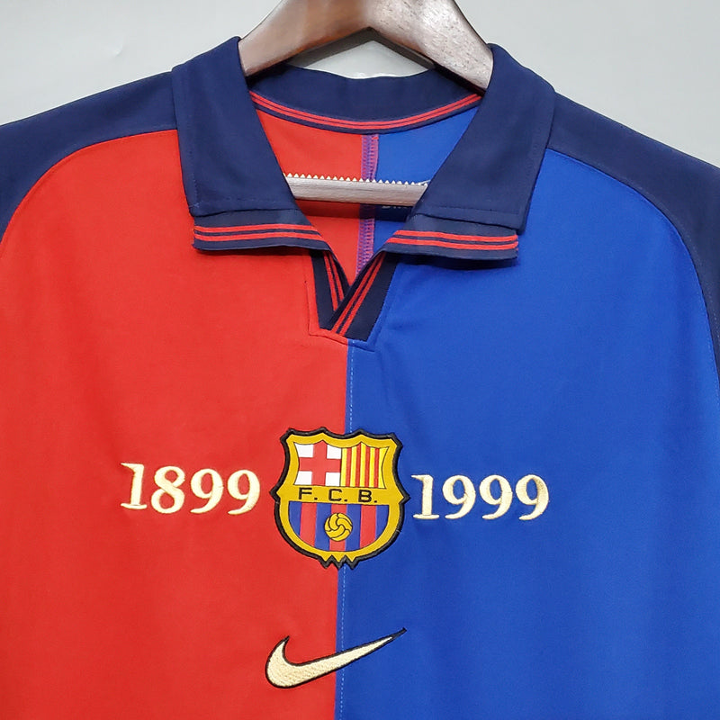 BARCELONA MEN'S JERSEY SPECIAL EDITION 100th YEAR (RETRO)