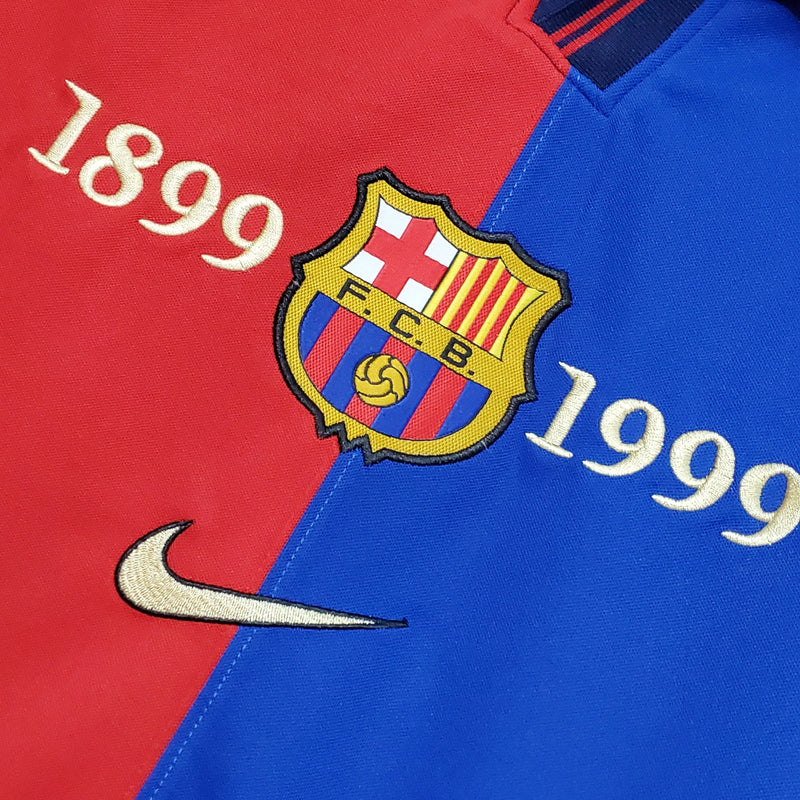 BARCELONA MEN'S JERSEY SPECIAL EDITION 100th YEAR (RETRO)