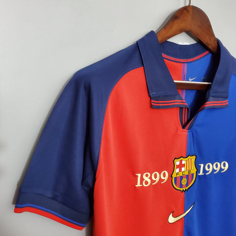 BARCELONA MEN'S JERSEY SPECIAL EDITION 100th YEAR (RETRO)