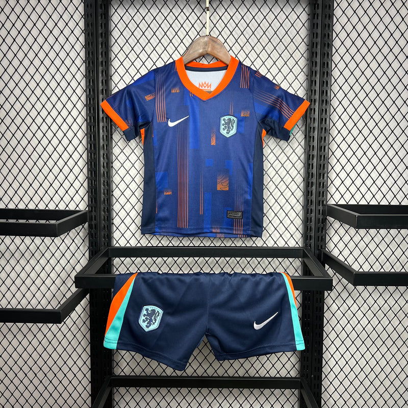 NETHERLANDS KIDS JERSEY SET EURO II 2024