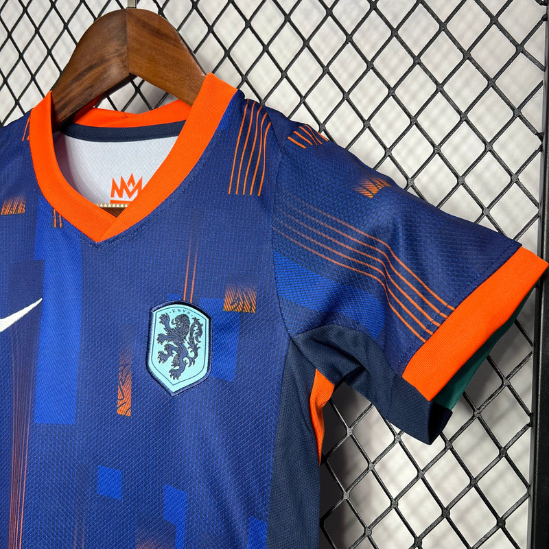 NETHERLANDS KIDS JERSEY SET EURO II 2024