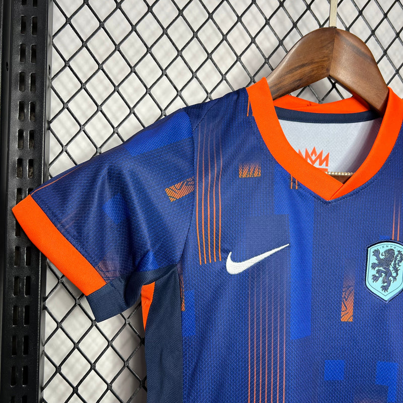 NETHERLANDS KIDS JERSEY SET EURO II 2024