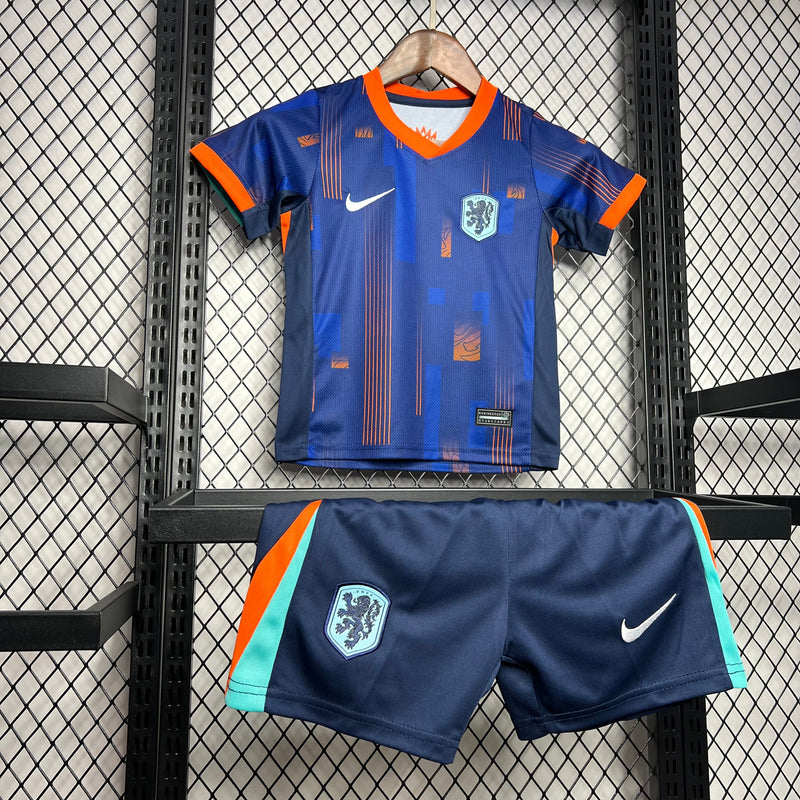 NETHERLANDS KIDS JERSEY SET EURO II 2024